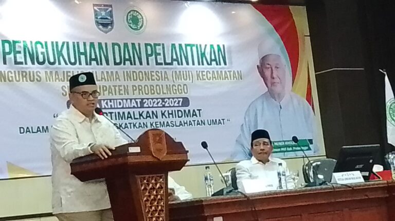 Hadiri Pelantikan MUI Kecamatan, Bupati Timbul Berpamitan