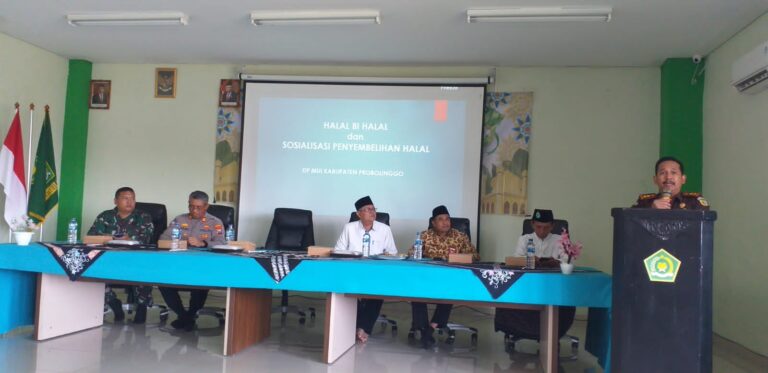 Halal Bihalal MUI Probolinggo; Paparkan Kinerja Setahun Terakhir