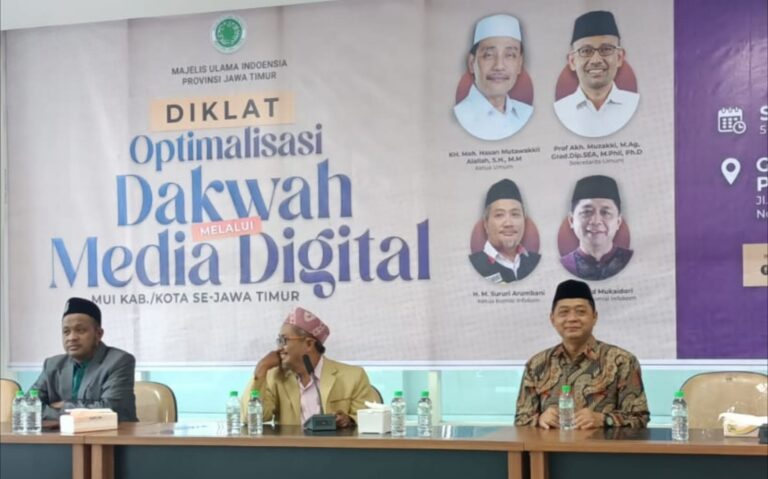 Maksimalkan Peran di Medsos, MUI Jatim Gelar Diklat