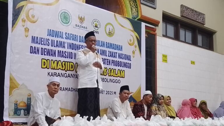 Safari Dakwah Ramadan MUI, Baznas dan DMI, Sasar Lima Masjid di Jalur Pantura Probolinggo